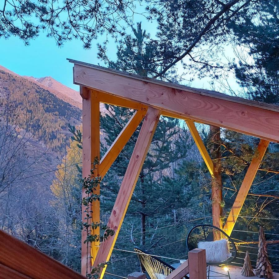 Chalet L'Empreinte Saint-Étienne-de-Tinée Buitenkant foto